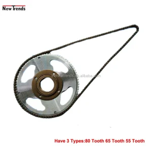 MY1016 MY1020 25H FreeWheel and Chain Set 25H Chain Sprocket Flywheel Electric Scooter ATV Kart Gear Accessories