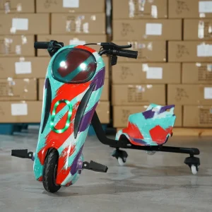 Manufacturer Direct Sales of Multiple 36V 350W Aluminum Alloy Electronic Drift Tricycles for Kids 15km/h Max Speed
