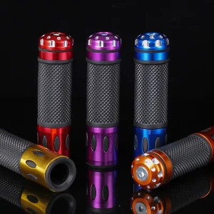 Manufacturer Supplied Anti Slip CNC Scooter Handlebar Off Road Car Modified Rubber Aluminum Alloy Motorcycle Accessories