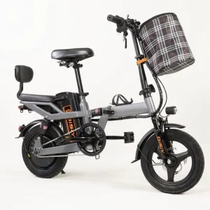 Mini Size Folding Electric Bicycle 350W 14 Inch Electric City Bike Foldable Electric Bike 48V Scooter Ebike