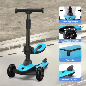 Modern Kids 3 Wheels Baby Children Toys Kick Foot Scooters Germany Design Outdoor Activities Playing Scooters