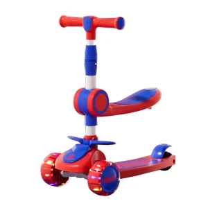 Modern Style Foldable Children’s Scooters and Tricycles for Outdoor Play Toy Cars Gifts for Boys and Girls Aged 3 to 8