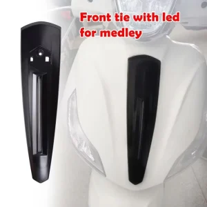 Motorcycle ABS Front Decoration Cover with LED Light for Beverly Bike Vespa Scooter Accessories