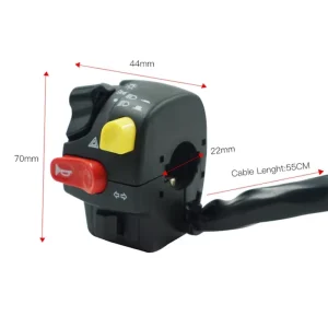 Motorcycle Accessories 22mm Aperture Handle Seat Modification Multifunctional Switch Faucet Handle Seat Assembly Modification