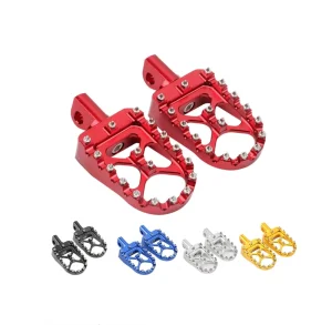 Motorcycle Accessories Footpegs Electric Scooter Footboard Accessories with Rivets Stylish Anti-slip Upgrade Parts
