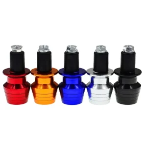 Motorcycle Accessories Modified Universal CNC Aluminum Motorcycle Handlebar End Plugs Scooter Bar End Caps