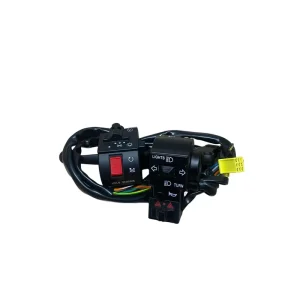 Motorcycle Accessories Plastic Switch Assembly for Left and Right Handlebar Steering Signal Switch