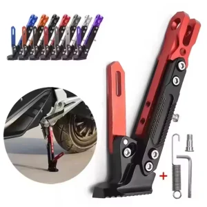 Motorcycle CNC Adjustable Bracket Tripod Electric Motorcycle Accessories Bracket Parking Rack