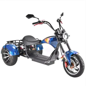 Motorcycle Electric Citycoco 3 Wheel Electric Scooter 4000w 60v 20ah Battery Eec Motorcycle Electric Tricycle