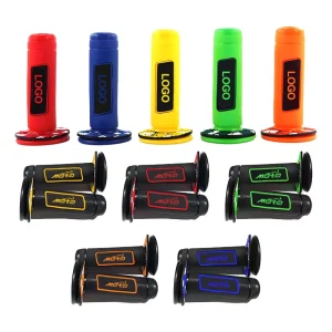 Motorcycle Handle Grips Front Rubber Dual Sport ATV Off Road Scooter Throttle Handlebar Modified Accessories Non Slip 1