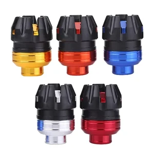 Motorcycle Scooter Anti Collision Cup Refitting Accessories CNC Decoration Anti Drop Cup Carved Star Front Fork Cup
