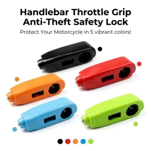 Motorcycle Scooter Bike Anti Theft Bicycle Brake Handlebar Grip Security Lock with 2 Keys for Other Motorcycles Bike