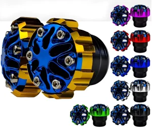 Motorcycle Scooter Front Fork Cup Aluminum Alloy Protective Drop Resistant Shock Absorber