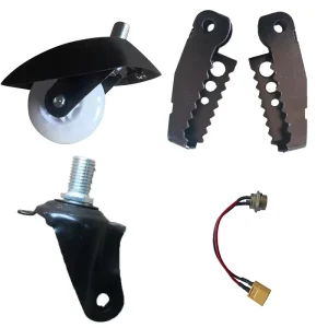 Motorcycle Spare Parts Charging Cable Front Fork Foot Peg Electric Iron Fittings PU Flashing Wheel Bracket Seat Cushion