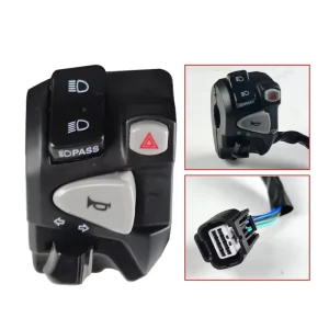 Motorcycle Switch Accessories Left Handle Seat Click150 Accessories Modified Dual Flash Turn signal Switch