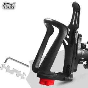 Motorcycle Universal Part Accessories Scooter Quick Lock Phone Holder For 3.5-6.8 Inch Cell Phones