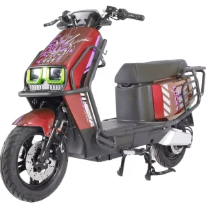 New 1500W Electric Motorcycle 72V City Motor 2 wheel Dual lamp Strong Power Take out Express Freight Motorcycle