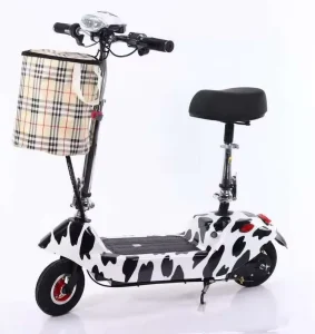 New 250W 300W Foldable Mini Electric Scooter 8 Inch City E Bike Folding Adult Mobility Bicycle