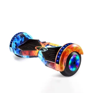 New 8 Inch LED Light Self Balancing Scooter Go Kart Handle Two Wheel Smart Balance With Handle