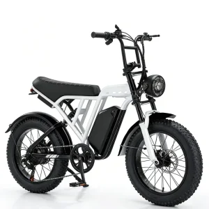 New Central Motor Disc Brake 20-Inch Brushless Fat Tire Electric Bike Mini Scooter for Off-Road & Grass Terrain