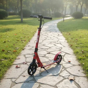 New Design 2 Wheel Non Electric Kick Scooter with PU Wheels Adjustable Height Aluminum Alloy Frame Hand Foot Brakes for Child