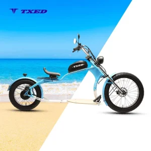 New Design Aluminum Frame 48V 1000W Powerful Motor for Adults with LCD Panel Off road Style Electric Chopper Bicycle