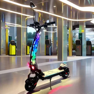 New Max Adult Electric Scooter LED Double Motor Power Foldable Big Battery Unisex Electric Scooter Digital Sensor S1 Model
