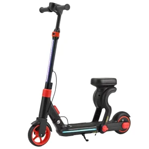 New Model Brushless 130W Aluminum Alloy Foldable Waterproof Electric Scooter for Children with App Control