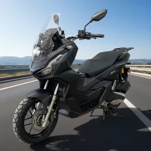 New Powerful ADV200CC Adventure Gasoline Motorcycle WaterCooled Engine Max Speed120 Kmh EFI System Gas Scooter with Bumper