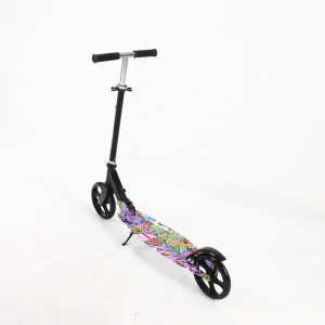 Newest Pedals Sports Scooter Seat Foot % Iron Fold Unisex 2 Wheel for 10+ Years