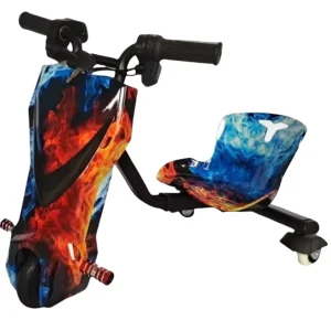 Night Street Safe Moving Drift Scooter Extra Lighting Child Evening Outside Car Children’s Drift Trike