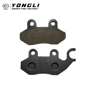 Non Asbestos Semi Metallic Brake Pad for SYM Fiddle 125 Scooter Model F039 Retrofit Upgrade Part with 1 Year Warranty