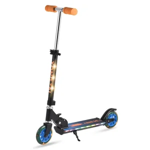 OEM Aluminum Kick Scooter 120 mm Wheels Shiny Light Foldable Modern Style for Youngsters Outdoor Fun at Park
