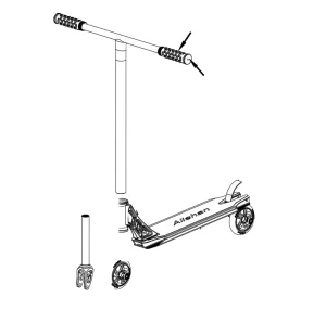 OEM Aluminum Lightweight 2-PU Wheel Kick Scooter Street Edition Pro Planar Stunt for City Park Riding Outdoor Use 120kg Max