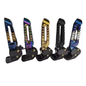 OEM Custom Colorful Aluminum Alloy Motorcycle Scooter Footpegs ISO9001 Certified Personalized Accessory DC_126