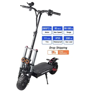 OOTD Two Wheel Electric Scooter 1500W Brushless Motor >50km/h Max Speed 20Ah Lithium Digital App Control for Urban Travel