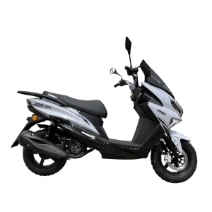 OTTC 150cc 50cc Scooter with Strong Brushless Motor Windshield Rear Carrier Gas Powered for Adults