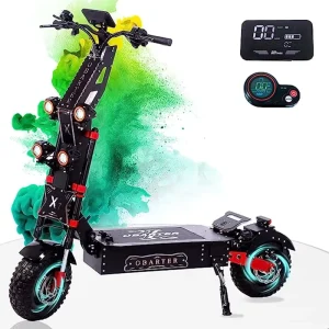 Obarter X7 60V60a High-Power Dual-Drive Folding Adult Outdoor Off-Road Electric Scooter with Long Range 14inch for Adult