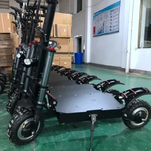 Off Road BMX Pro Wide Wheel 2400 W 70 Km H Moped Europe Dual Motor 1200W Powerful E Electric Scooter for Adults