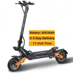 Off-road Two-wheel Electric Scooter 500W Motor 48V 52V Lithium Aluminum Alloy Adult Folding Waterproof LED