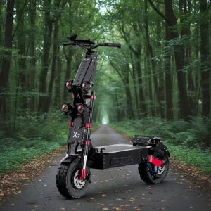 Off-road Vacuum Tires 14 Inch 60V X7 Electric Scooter for Adults IP65 Waterproof 200kg Load 60Ah Foldable High Speed