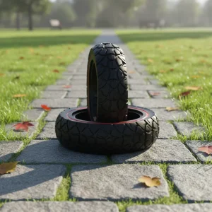 Original Durable Black Rubber Tubeless Tire for MAX G30 Electric Scooter 10 Inch 60/70-6.5 Tire Parts