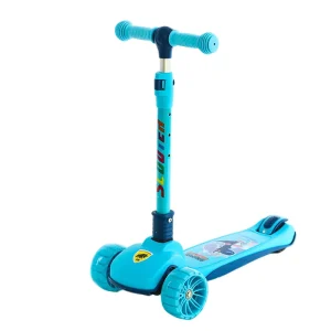 Outdoor Sport Kick Scooter 3 PU Wheel Foldable Foot Scooter for Kids Child