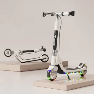 Outdoor Sports New Modern Plastic Foldable 2-Wheel Kids Kick Scooter with Double Brake Height Adjustable & Lightweight