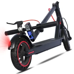 Overseas Warehouse HEZZO Electric Scooter Lithium Aluminum Alloy Folding Lightweight 104AH Honeycomb Tire 8.5 Inch 25kmh 120kg