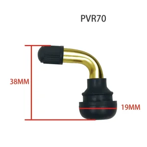 PVR50 PVR60 PVR70 Bent 90 Degree Angled Snap in Tubeless Tire Valve Motorcycle Valve