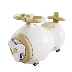 Peanut style Swivel Wobble Car 4 Wheel with Music and Lighting Anti Rollover Design for 2 6 Years Four wheel Kids Scooter