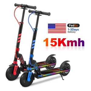 Popular 8inch 180w Motor 5.2ah High Quality 2 Wheels Adjustable Height Electric Scooters for Kids