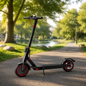 Portable Two-wheel Electric Scooter 350W 36V Lithium Battery Foldable 25-30km Range 31-40km/h Speed with Disc Brake