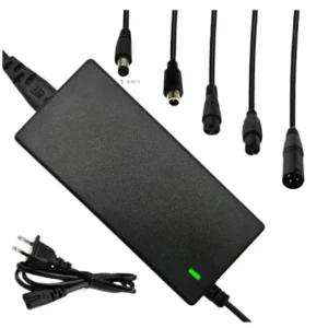 Power Adapter AC 100-240V Black 42V 2A Scooter Accessories US/EU/UK Plug for 24-36V Lithium Battery